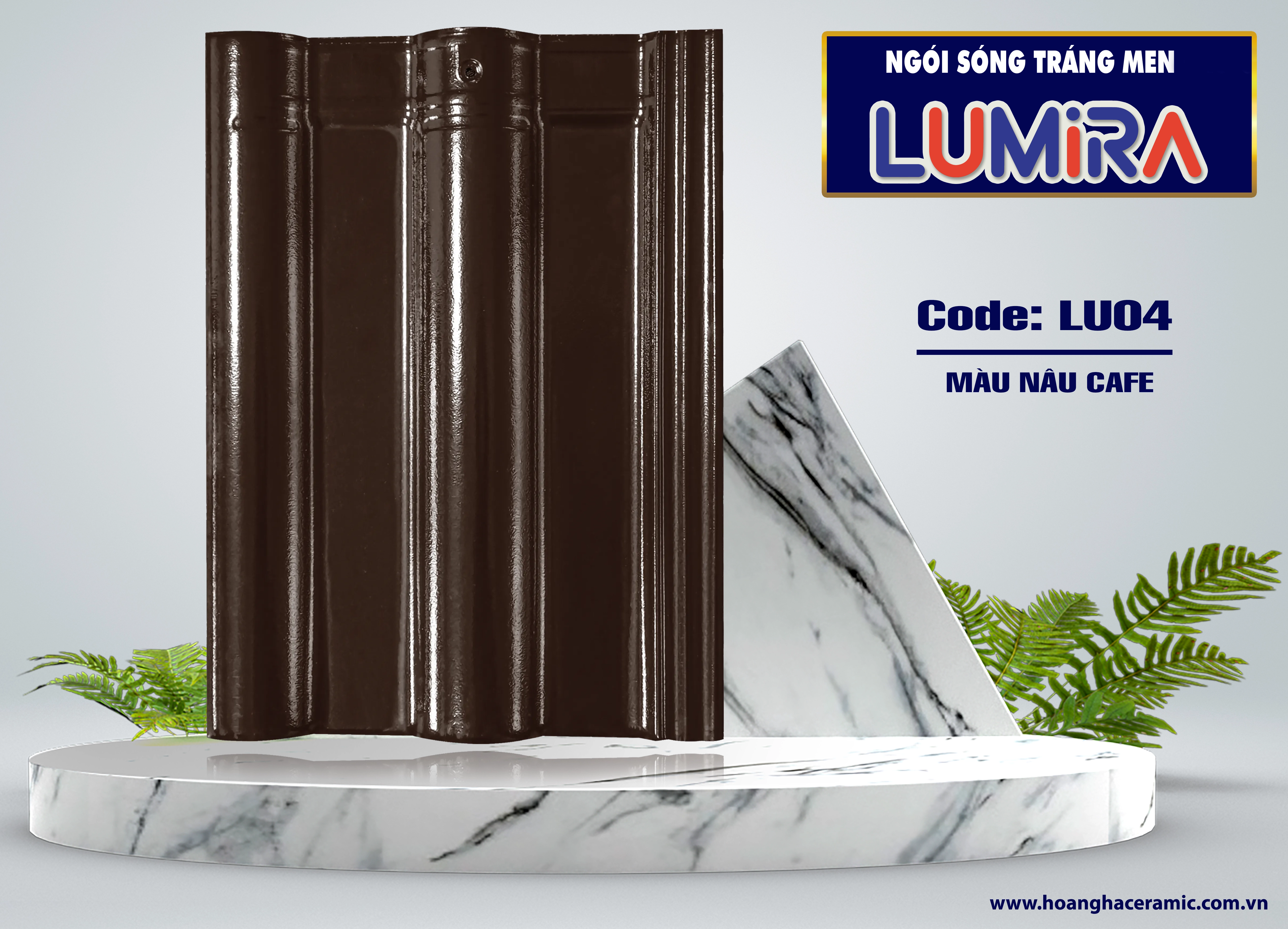 Ngói sóng tráng men LUMIRA LU04